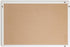 U Brands Farmhouse Linen Bulletin Board - White Frame Office Supplies, Natural, 20” x 30”