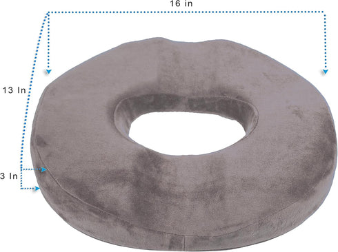 5 STAR SUPER DEALS Tailbone Orthopedic Donut Seat Cushion Memory Foam Cushion - & Coccyx Pillow - Pain Relief