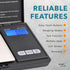 Smart Weigh SWS600 Elite Pocket Sized Digital Gram Scale, Black, 600 x 0.1g