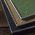 Rite in the Rain Weatherproof Side Spiral Notebook, 3 Pack, 6.625" x 8.5", Black, Tan, Green Covers, Dot Grid