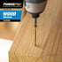 Power Pro 42481 Wood Screws - #9 x 2-1/2", Epoxy Coated, Coarse Thread, Outdoor Rust Resistant, 50pcs