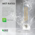 Sunco Lighting 6 Pack 5W=40W Dusk to Dawn Outdoor T10 Light Bulbs, 2700K Soft White, E26 Base, 450 Lumens