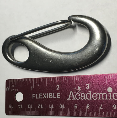 2 316 4" US Stainless Pieces Stainless Steel Spring Snap Lobster Claw Marine Grade
