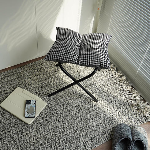 MOYZZWY Foldable Foot Rest Stool for Under Desk or Sofa - Office Footrest Ottoman, Portable Leg Rest for Home & Office