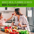 Magnetic Meal Planner for Fridge, 8.5x12 in Dry Erase Weekly Menu Board for Kitchen