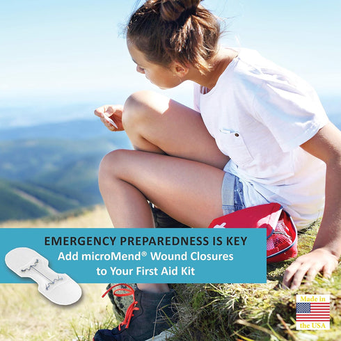 (2 1 1 Emergency Wound Closures Surgical Quality Laceration Repair Without Stitches - Think Ahead - Be Prepared