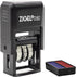 ZIGEL D50 Self Inking Date Stamp with Received, Blue/Red