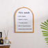 Mr. Pen Dry Erase Board 16" x 12", Wooden Frame, Boho Design, Small White Board for Kids and Students