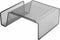 Lorell Mesh Steel Office Phone Stand for Desk, Angled with Storage Slot, 11.1"
