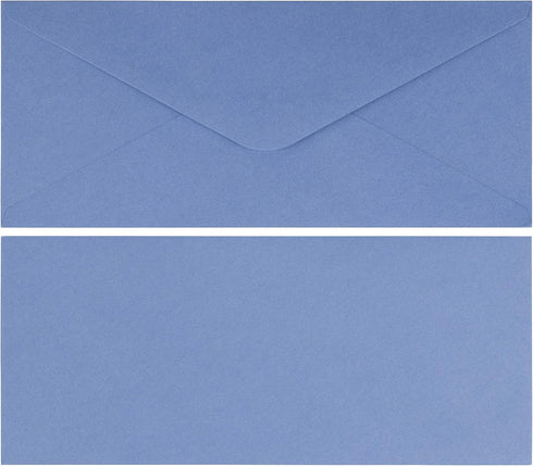 Juvale 96 Pack Business Envelopes #10 in Bulk for Letter Mailing, Light Blue, 4 1/8 x 9 1/2 Inches