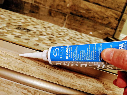 Silicone RTV 4500 Food Contact Safe High Strength Silicone Sealant, Clear (2.8 FL. Ounce) - 2 Pack.