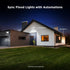 Smart WiFi Dual-Head LED Floodlight for Ultimate Control