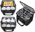 6 Trunab Reusable Cups Drink Carrier for Delivery Insulated Drink Caddy with Handle and Shoulder Strap, Adjustable