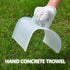 Concrete Trowel Tools for Masonry, Plastic Hand Plastering Tool for Garden Corner Flooring Molds, 4x7.28 inches