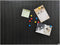 JILoffice 24 x 18 Inch Magnetic Bulletin Board, Great Wall Mounting Board with 40 Magnets for Photos & Messages
