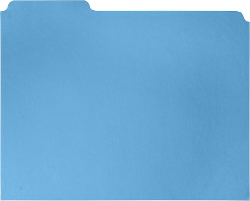 Blue Summit Supplies 200 Blue File Folders, Letter Size, 1/3 Cut Tab, Great for Organizing