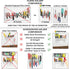 Right-Arrange Peg Board Hooks for Hanging Tools, Assortment x2 Tool Organization Accessories Kit