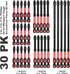 Impact Tough #2 Phillips Mixed 2/3/6 in. D2 Steel Long Extension Insert Driver Bits,30Pack 1/4 Inch Hex Shank Long Cross Magnetic PH2 Screwdriver Bits Set by GEINXURN
