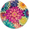BILLAION Boho Colorful Floral Mouse Pad for Desk, Vibrant Rustic Flower Botanical Aesthetic