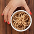 Upgrade Office Supply UPG23716 Rubber Bands, Size #16 (2-1/2" x 1/16"), 1/4 lb. Bag, Approx. 450 Bands, Natural