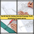 Mr. Pen 12 Inch Plastic T-Square, 3-Pack Drafting & Crafting T-Square Ruler