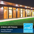5000K 50,000-Hour S5RWM/850/DD/BZ Feit Electric Outdoor LED Wall Sconce, Round Wall Mount Light Fixture, Dusk-to-Dawn