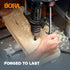 BORA BFB-009720 3/4" Dia Tempest Forstner Bit, 3-1/2" OAL, Round 3/8" Shank for Wood Drilling Projects