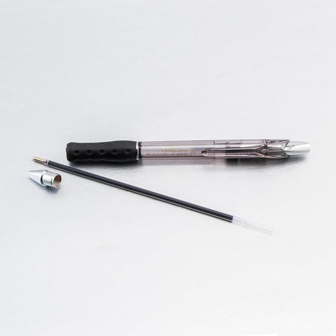 Pentel RSVP Super RT Ballpoint Pen, Medium Line (1.0mm) Black Ink, 3-Pk - BX480BP3A