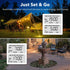 BN-LINK 7 Day Heavy Duty Digital Outdoor Timer, Dual Outlet, Weatherproof, Accurate for Lamps, Ponds, Christmas Lights