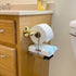 Toilet Paper Holder Shelf - Multi-Purpose Double Shelf for Bathroom
