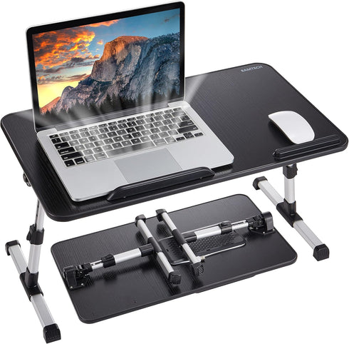 Lap Desk for Laptop, 8AMTECH Ajustable Laptop Table with Cooling Fan Office