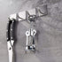 YIGII Towel Hooks - Self Adhesive Bathroom Hooks for Kitchen, Office, Stainless Steel, 4 Packs
