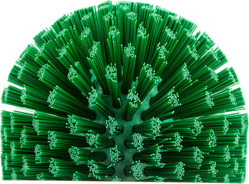 SPARTA Industrial Tank Brush Head, Drain Brush with 3/4" Thread Hole, 5 x 3.9 Inches, Green, Pack of 2