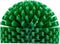 SPARTA Industrial Tank Brush Head, Drain Brush with 3/4" Thread Hole, 5 x 3.9 Inches, Green, Pack of 2