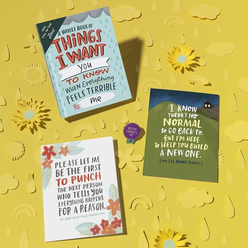 Em & Friends Things I Want You To Know When Everything Feels Terrible - Fill-in-the-Blank Sympathy Gift Book