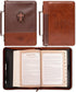 Christian Art Gifts Men's Classic Bible Cover – Cross John 3:16, Brown Faux Leather, Large