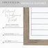 Sheffield Home 9x21 Inch Dry Erase Chore Chart, Weekly Meal Planner and Errands List, Set of 2, Natural