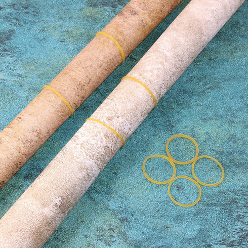 Small Rubber Bands, Elastic Stretchy Bands for Bank Money Bundles, Bills Cash Wrapping, Newspaper, Rolling Paper,