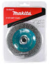 Makita 1 Piece 4.5" Crimped Wire Wheel Brush, Light-Duty Conditioning for Metal, 4-1/2" x 5/8-Inch