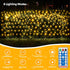 200LED 8.4ft 5.2ft 8 WBao Solar Christmas Lights Outdoor x LED Net Lights with Remote, Lighting Modes, Timer