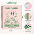 To Do List Planner Notebook - Cute Pink Green Retro A4 8.5x11 Large Hardcover Spiral Schedule Notebook