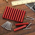 24 Pcs Round Electrical Outlet Spacers Box Extender Kit, 12 Pcs Switch and Receptacle Screws, 12 Pcs Longer Screws (Red)