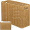 Decorative Magazine Storage Basket Bin, Plastic Holder for Bathroom, Office
