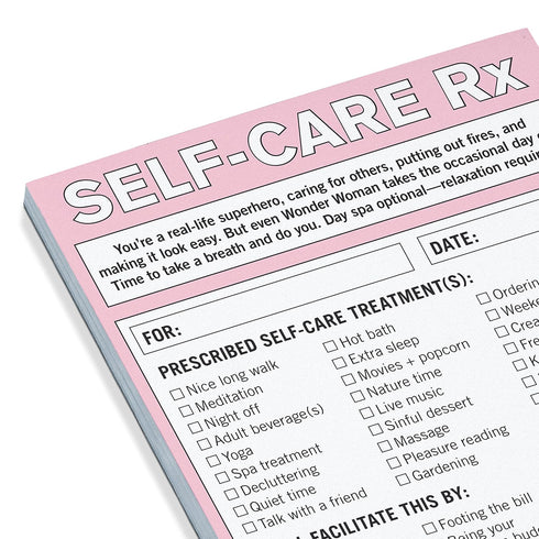 Knock Knock Self-Care RX Nifty Note