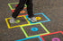 Teacher Spot On Carpet Marker Strips in Aqua Color