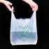 LazyMe Thank You T Shirt Bags, White Plastic Grocery Bags with Handles, 12 x 20 inch (50 pcs)