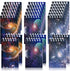 Tinlade 24 Pieces Outer Space Galaxy Mini Notepads, Small Spiral Notepads, Solar System Theme, Classroom Reward Supply