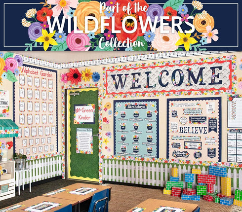 Teacher Created Resources Wildflowers Birthdays Mini Bulletin Board (TCR6704)