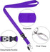 Wisdompro Office Lanyard, 5 Pack 23 inch Quick Release Neck Strap with Detachable Buckle, Assorted Colors