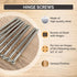 Hinge Outlet Heavy-Duty Wood Screws for Doors, Cabinets, Furniture & DIY Projects (Oil Rubbed Bronze, 9 x 3/4 Inch)
